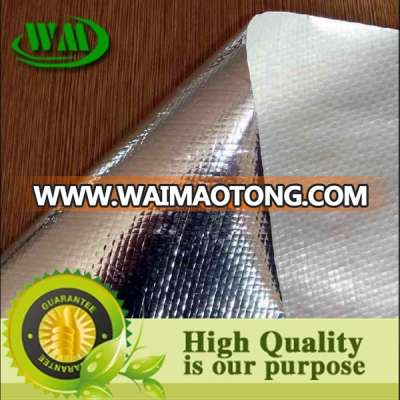 pe woven fabric laminated aluminum metalized film for pallet cover